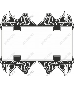  Elegant intricate frame-border