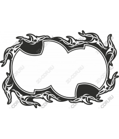 Intricate decorative frame
