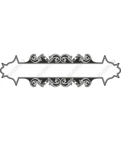 Vintage decorative frame