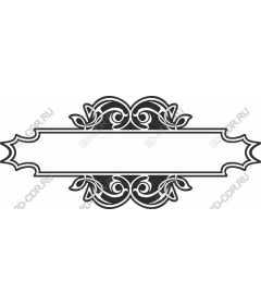Elegant decorative sticker