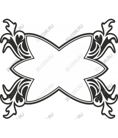  Decorative floral frame
