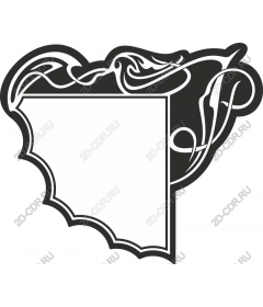  Elegant floral frame