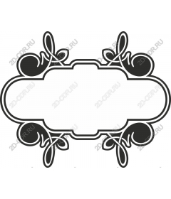  Elegant decorative frame