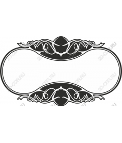Elegant decorative frame