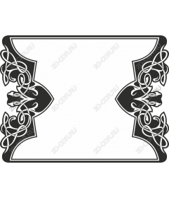  Frame with Celtic knot