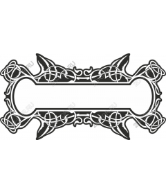 Celtic decorative frame