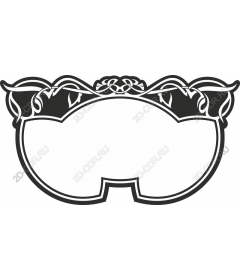 Elegant vintage frame