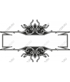 Elegant decorative frame