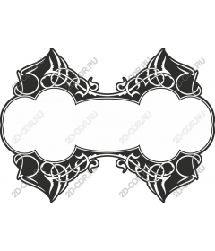 Exquisite decorative frame