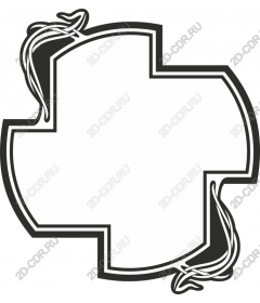  Elegant cross frame
