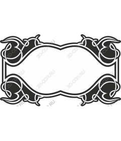 Exquisite decorative frame