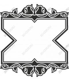  Изысканная винтажная рамка