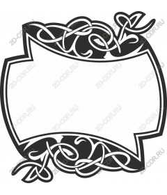  Elegant frame made of vines