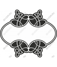  Decorative frame inspired by the knot