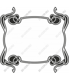 Elegant decorative frame