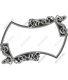 Vintage decorative frame