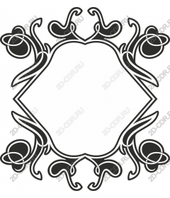 Elegant decorative frame
