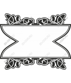 Exquisite decorative border