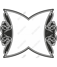 Elegant decorative frame