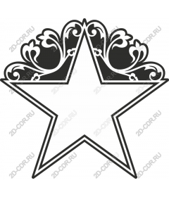 Элегантная декоративная звезда
