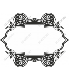 Decorative frame "Celtic elegance"
