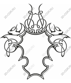 Elegant decorative frame