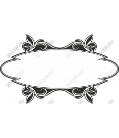 Elegant decorative frame