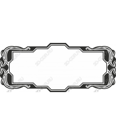 Vintage decorative frame