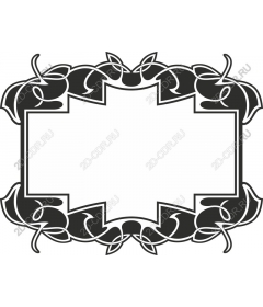 Elegant decorative frame