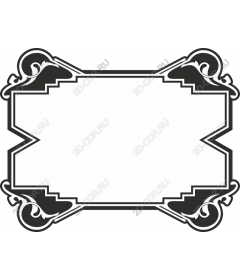 Vintage decorative frame