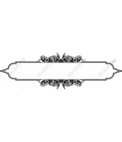 Vintage decorative frame