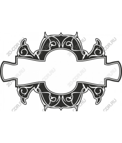 Vintage decorative frame