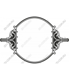 Vintage decorative frame