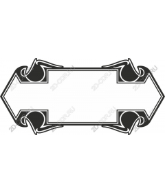 Exquisite frame in vintage style