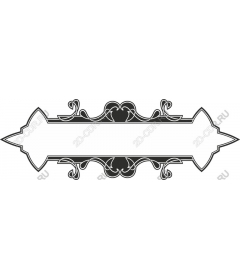 Vintage elegant decorative frame