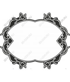 Elegant decorative frame
