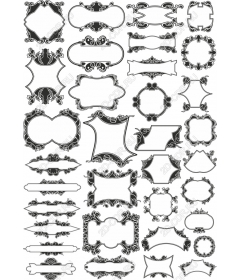 Элегантный набор рамок