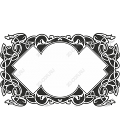 Intricate decorative frame