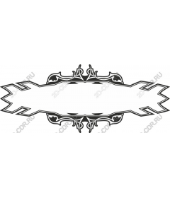 Elegant decorative frame