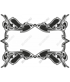  Elegant black and white frame