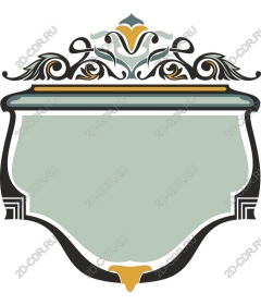  Винтажная цветочная рамка