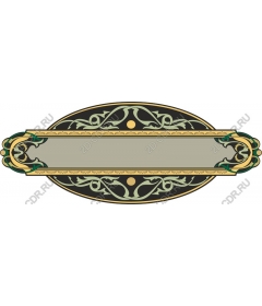  Elegant frame art Nouveau