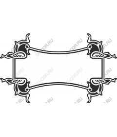  Elegant black and white frame