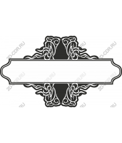 Exquisite decorative frame