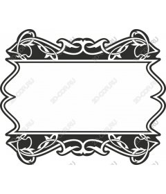 Elegant vintage frame