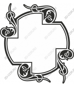  Elegant floral border