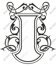 Fine letter J