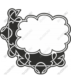 Elegant decorative frame