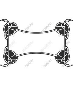  Elegant curved frame
