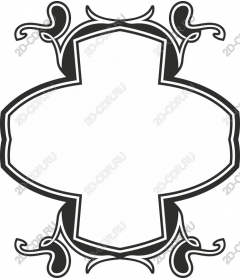  Elegant frame in vintage style